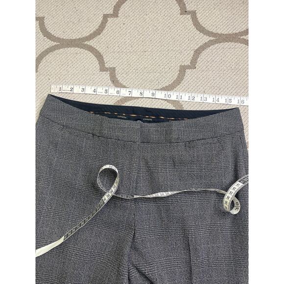 Express Editor Glen Plaid bootcut trouser pants, size 8, NWOT - Picture 2 of 15